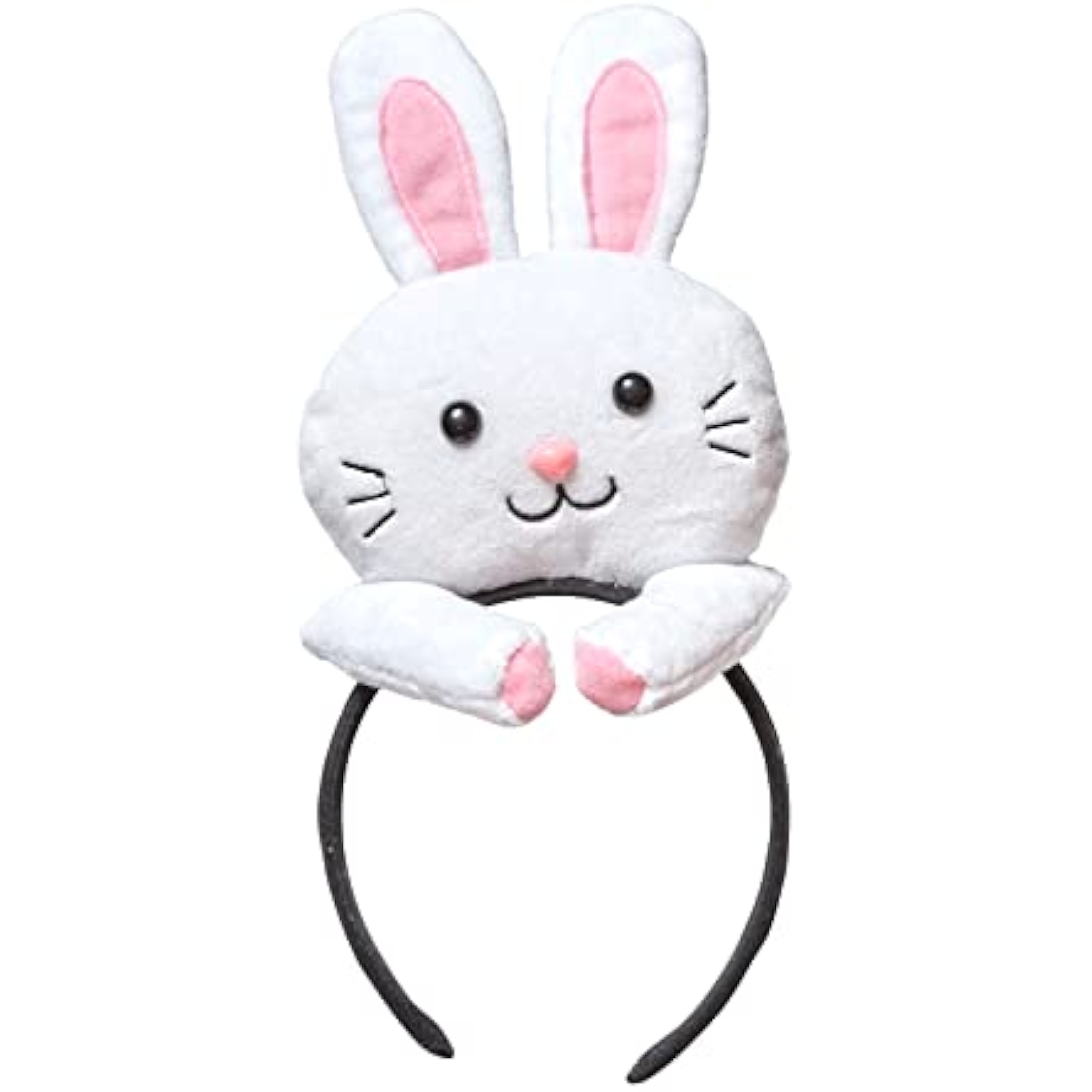 クリアストーン(Clearstone) コスプレ ハロウィン のっかりうさぎカチューシャ ユニセックス ホワイト 詳細画像2