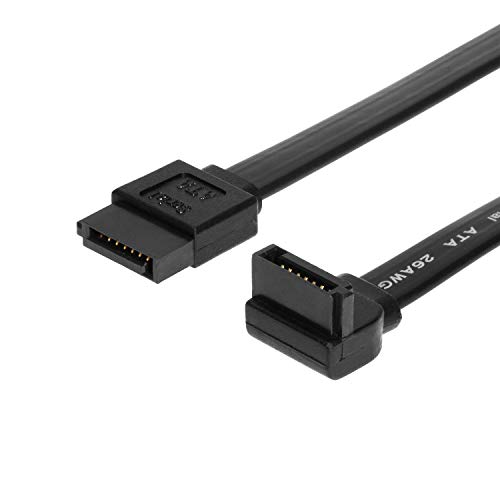 Cable SATA III 30 pulgadas con ángulo recto
