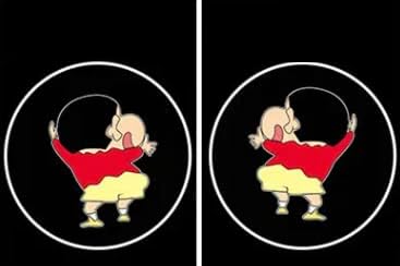 Animated Dynamic 3D Welcome Light Car Courtesy Door Led Projector Lamp Car (Dancing Kid)