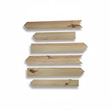 Wood Directional Arrow Signs (Set of 6) – Rustic Wedding Direction Signs for Outdoor Events, Parties, and Home Decor