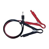 JASHALO DC5521 Battery Clamps - 12V Alligator Clips Power Cord for Starlink Mini, DC 5.5 2.1mm to Battery Clamp-on Power Cable for Auto Accessories (1.9FT)