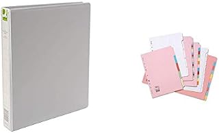 Q-Connect KF01325Q Presentation 4D-Ring Binder 25mm A4 - White (Pack of 6)
