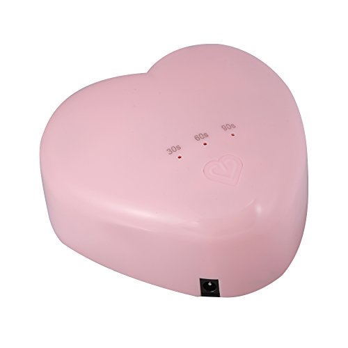 Preisvergleich Produktbild Pangdingk Nagellampe, herzförmiger Nageltrockner(Rosa)