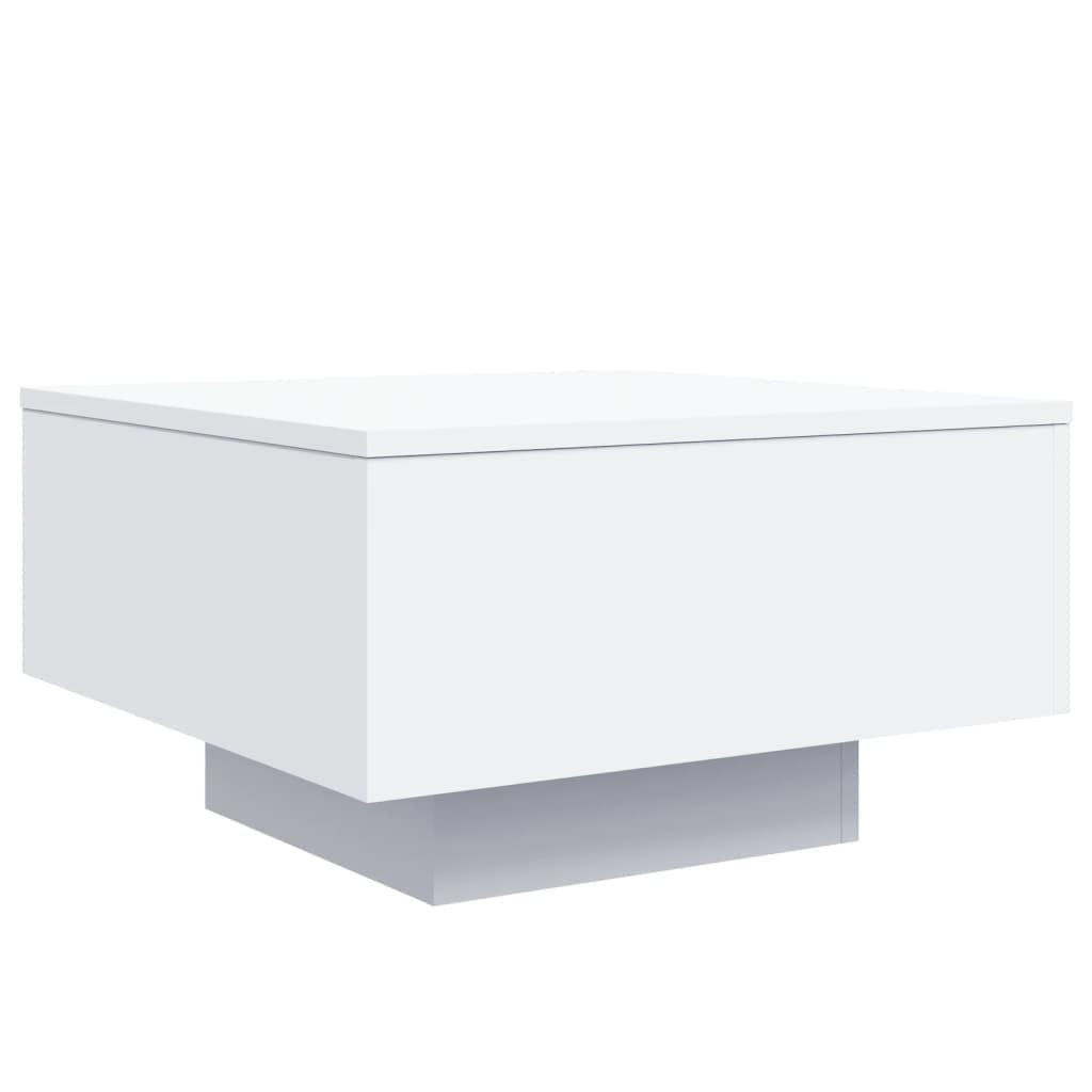 vidaXL Coffee Table, Side Table for Living Room Home Office Hallway, End Table for Decor, Sofa Table, Modern Style, White Engineered Wood