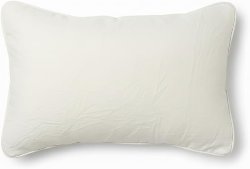 L1-Living Washed Cotton Elastic Pillowcases – Dust-Free, Easy to Change, 20in. x 28in (Ivory)