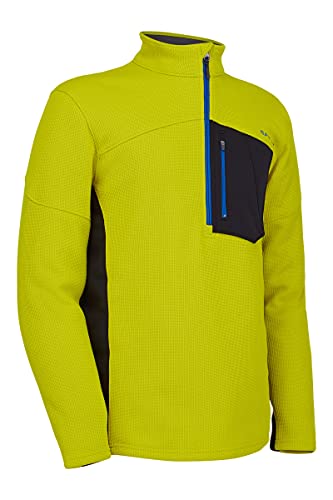 Image of Spyder Men's Bandit Hybrid 1 /2 Zip Fleece Ski Mid Layer Sweater Jacket