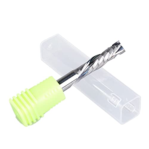 Fraise en carbure 6 x 22 mm anti-bavure lot de 2 pièces pour usinage propre de l'ABS