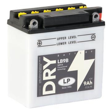 Batería seca para moto Landport LP 12Volt, 9Ah/10hr, 95 CCA  LB9B
