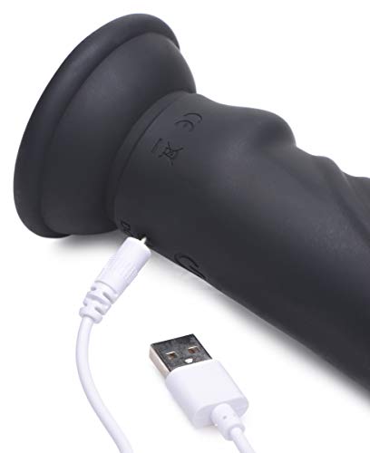 Dildo de silicona premium con e-stim y mando para alta gama íntima 7