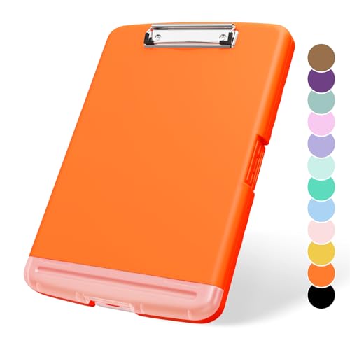 Clipboard with Storage, 8.5 x 11 Storage Organization Box Side Opening