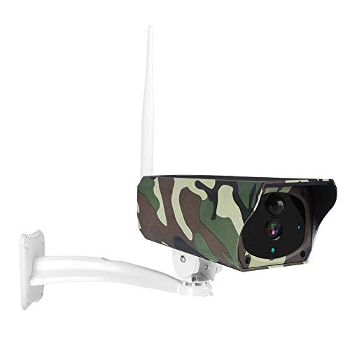 Preisvergleich Produktbild ASHATA Überwachungskamera Solar, 1080P HD Überwachungskamera Aussen WLAN IP Kamera,Wasserdicht WiFi Solar Sicherheitskamera Outdoor IP Kamera,Unterstützung Bewegungsmelder / Nachtsicht / APP / TF-Karte