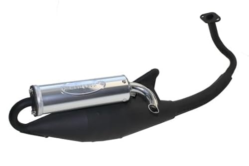 Auspuff Racing, kompatibel mit Peugeot 4 Takt China Motor Baotian, Benzhou, Ering, Jinlun, Kymco, MKS, Rex, Rieju, Sachs, Zhongyu, Zongshen, Flex Tech, Huatian, Longbo, Longjia, Rieju, Kreidler