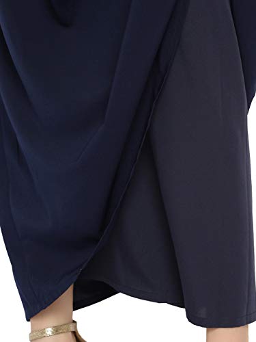 Image of Rare London Women's Polyester A-Line Maxi Casual Dress