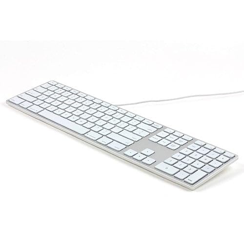 RGB Backlit Wired Aluminum Keyboard for Mac Silver