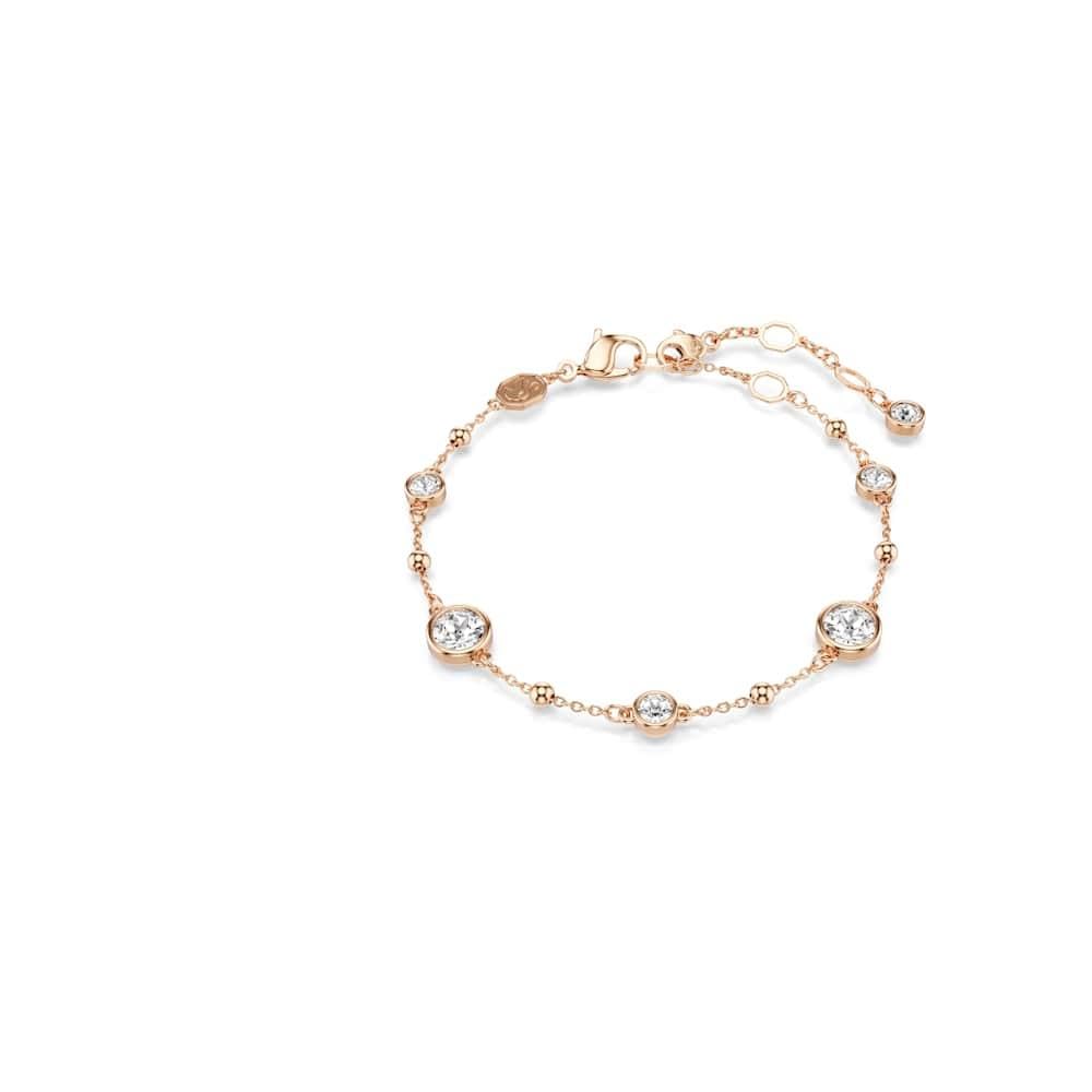 Swarovski Imber Rose Gold Tone Plated White Crystal Bracelet 5730677