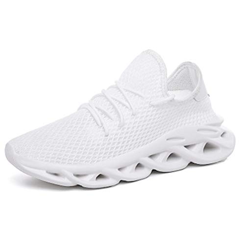 FUNECO Mens Fashion Sneakers Casual Breathable Mesh Walking Shoes Lightweight Tennis Athletic Sport