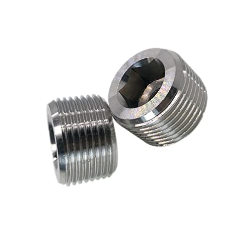 Adaptador hexagonal M20x1.5 inoxidable con rosca métrica macho ultra resistente 2