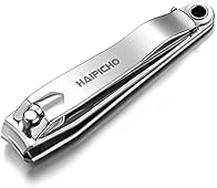 Nail Clipper, Made with Heavy Duty Stainless Steel, Suitable for Thick Fingernail Toenail Men Women (Silver 1 Pack)