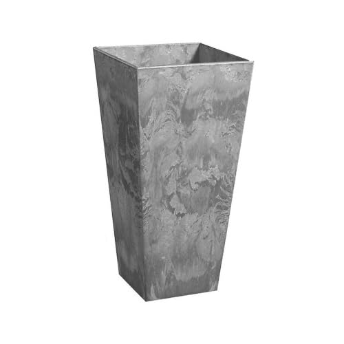 13.5 in. Ella Tall Planter - Gray
