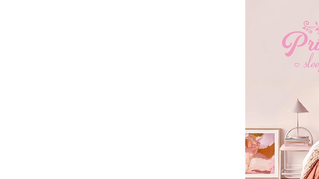 Vinilo decorativo corona de princesa rosa para pared miniatura 7