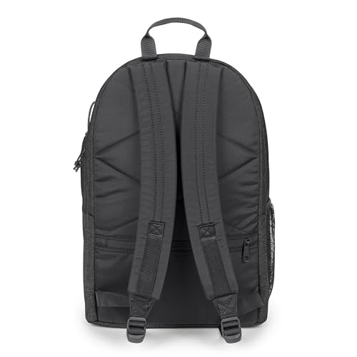 Image of EASTPAK Double Pro - 32L Performance Backpack with 16 inch Laptop Sleeve, Dual Compartments, Security Pocket, Bottle Holder & Organizer, Black Denim