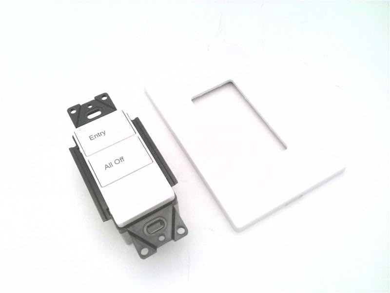 COOPER INDUSTRIES RC-2TLB-ES1-W 24VDC, Zone Wall Station Switch, White, Large Buttons