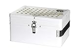 Im inneren der Box können bis zu 800° bei einem Brand entstehen. Durch die spezielle Isolierung der Box werden Boden und Seitenwand maximal bis zu 80° heiß. Das austretende Gas wird nicht heißer als 150°.