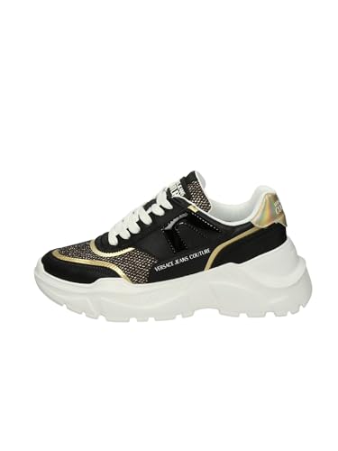 VERSACE JEANS COUTURE 78VA3SC4-ZPB07 - Negro, Negro , 39 EU