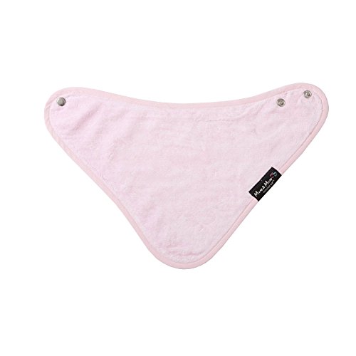 Mum2Mum Wonder Bandana babero  Baby rosa  Super absorbente  Protege contra el eczema  100% algodón