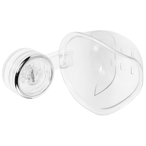 KOCKSHION 透明吸盤式壁掛けメイクスポンジホルダー 大容量収納対応 スペース節約デザイン 簡単取り付けで壁を傷けず バスルーム用多機能美