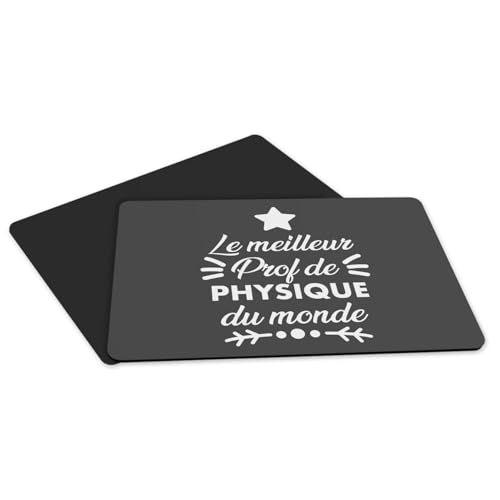 Set de table dessous caoutchouc noir grand format finition soignée cadeau physique - 5