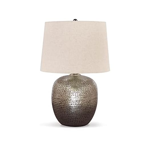 29+ Stylish Ralph Lauren Bedroom Ideas for a Cozy Retreat 5 Signature Design by Ashley Magalie Contemporary 23.13" Hammered Aluminum Single Table Lamp, Antique Silver