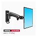 Monitor Rack LCD Computer Monitor Bracket Wall-Mounted Rotating Telescopic Lift Universal Industrial(Silver)