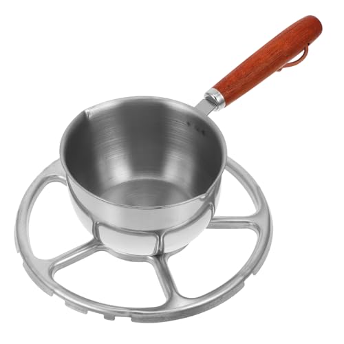 Cabilock Hot Oil Pan Multiuse Mini Cooking Pot Stainless Steel Saucepan Grease Strainer 300ml