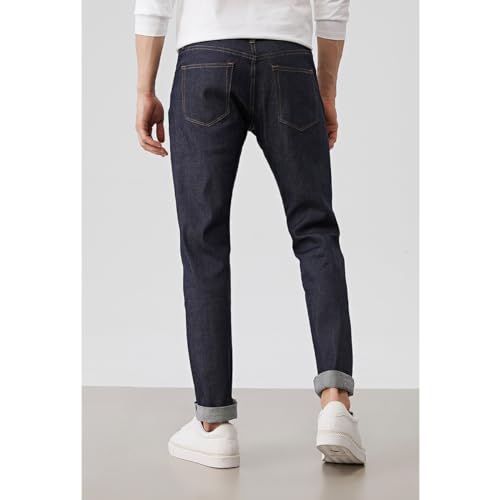 Jeans Straight Leg Denim Pants Casual Versatile Jeans3