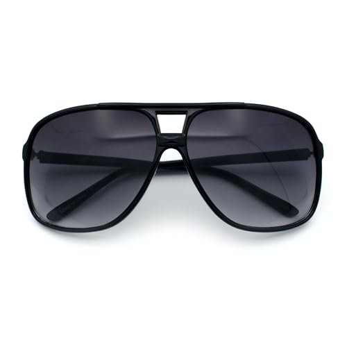 SA106 Oversize Large Thin Plastic Racer Mens Sport Sunglasses