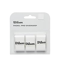 Wilson Unisex-Adult PRO OVERGRIP Griffband, White, 3 Pack