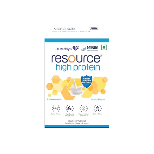Image of Dr.Reddys and Nestle Health Science, Resource High Protein (800 g) - 42g protein