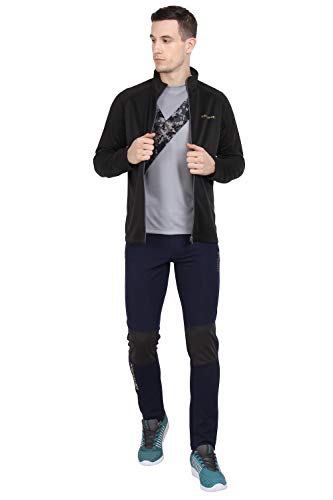 Image of OFF LIMITS Men Solid Running Black Jacket
