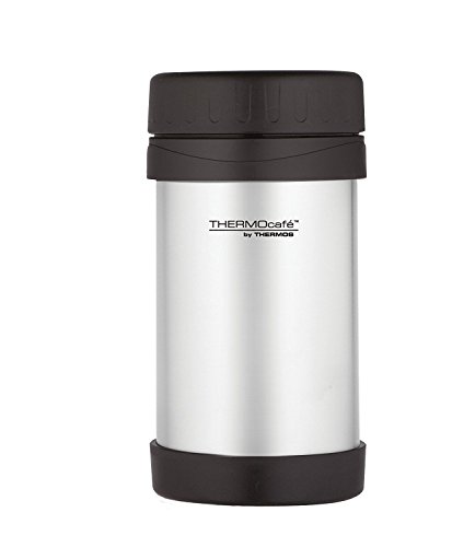 Thermos Thermocafe Speisenbehälter Essenbehälter, Silber/Schwarz, 0.5 Liter