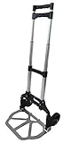 VERDELOOK Aluminium-Klappwagen, Tragkraft 70kg, grau und schwarz