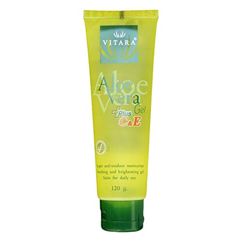 Vitara Aloe Vera Gel Plus C and E for Facial Sunburn 120 grams