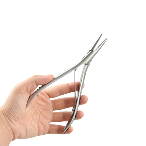 Image of Hair Extension Pliers Multi Functional Stainless Steel Hair Extension Tool for Micro Link Ring Extensions