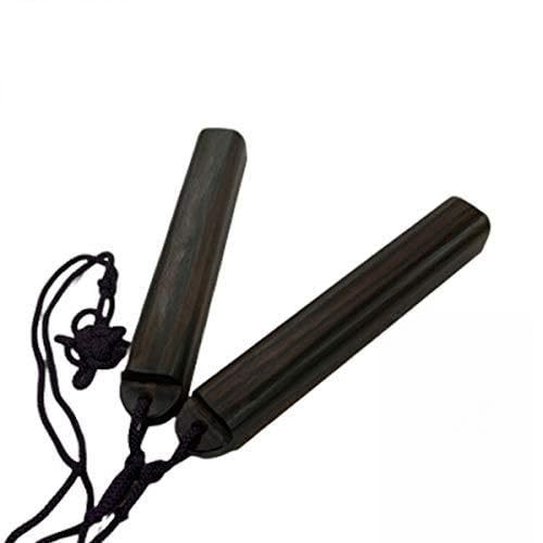 Amazon | 日本の祭屋 No.5 手作り拍子木・黒檀 (こくたん) 23 1-30-114