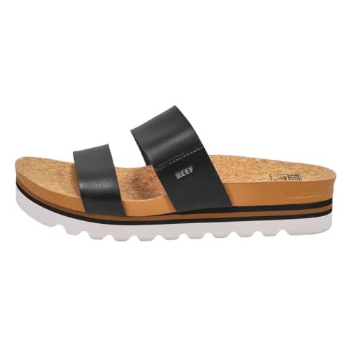 Reef Cushion Vista Hi Women's Sandals Black - 10 Medium