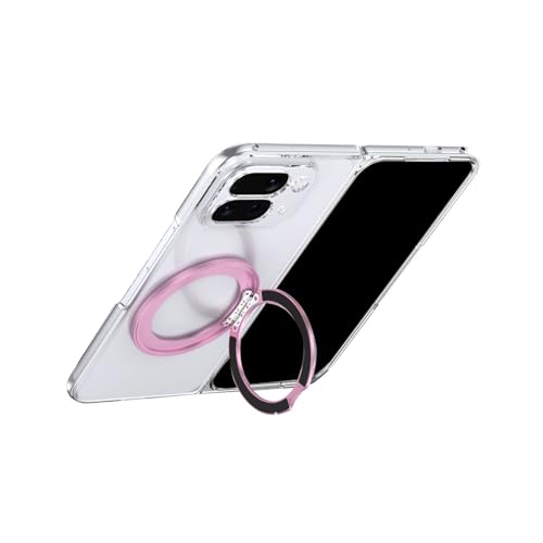 TRIPLE RIVER�EFor Pixel 10 Pro Fold �P�[�X �N���A �ϏՌ� �����J�o�[ Qi�[�d ���C�����X�[�d �Ή� �X�^���h�@�\ �����K���X+�v���X�`�b�N For �s�N�Z��10 �v�� �t�H�[���h(�s���N)