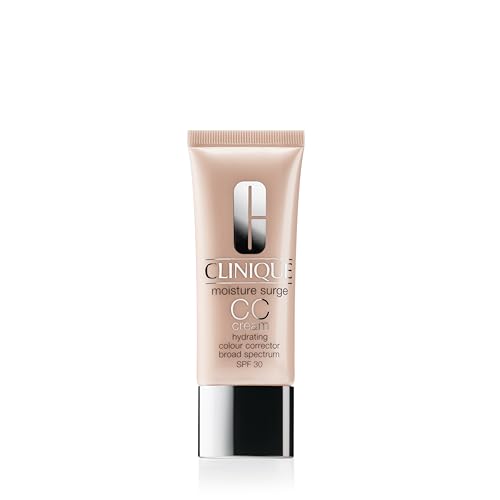 Clinique Moisture Surge Daily CC Cream Hydrating Colour Corrector Broad Spectrum SPF 30 Tinted Moisturizer For All Skin Types | Medium Coverage, Natural Finish, Light, 1.35 Fl Oz