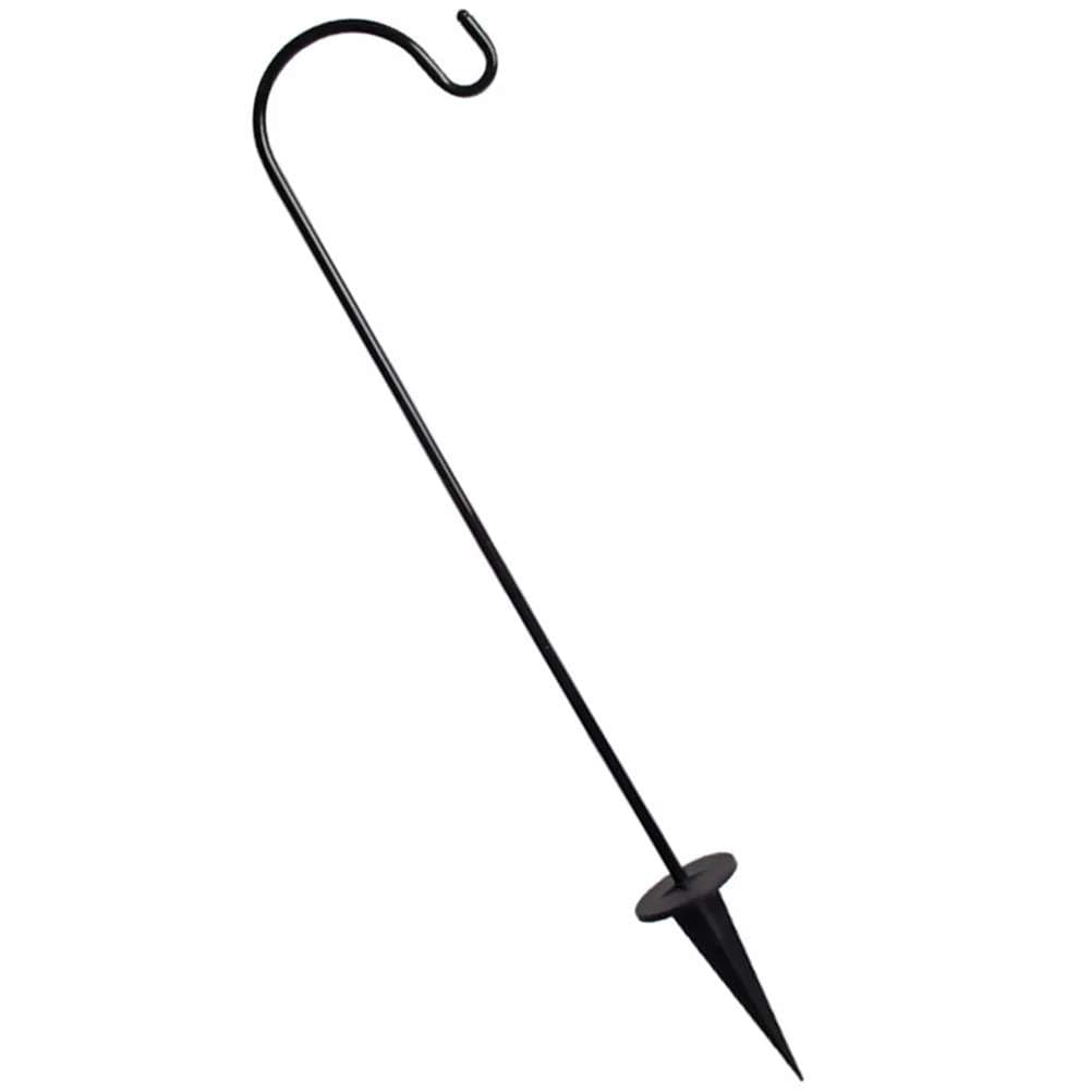 Mann Mart Heavy-Duty Iron Solar Garden Hooks for Plants, Lanterns, Wind Chimes & More - Outdoor Shepherd Hook-picture-23