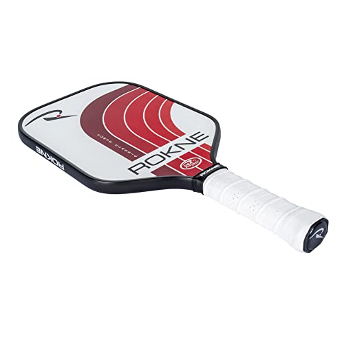 Image of ROKNE Curve Classic Pickleball Paddle | USAPA Approved Fiberglass Pickleball Paddles | Elevate Your Game with Precision Engineering & Comfort | ProGrit Texture for Max Spin & Power | Paddle