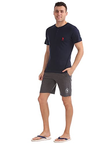 Image of U.S. POLO ASSN. Men's Henley Neck Cotton T-Shirt